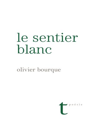 cover image of Le sentier blanc